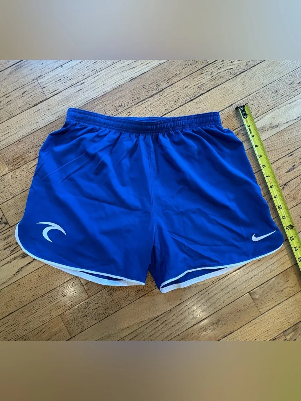 Nike Royal Blue Athletic Slim Fit Shorts with White Trim